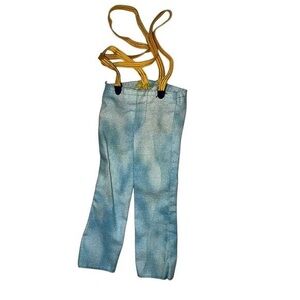 Matta Blue Bodysuit with Yellow Straps